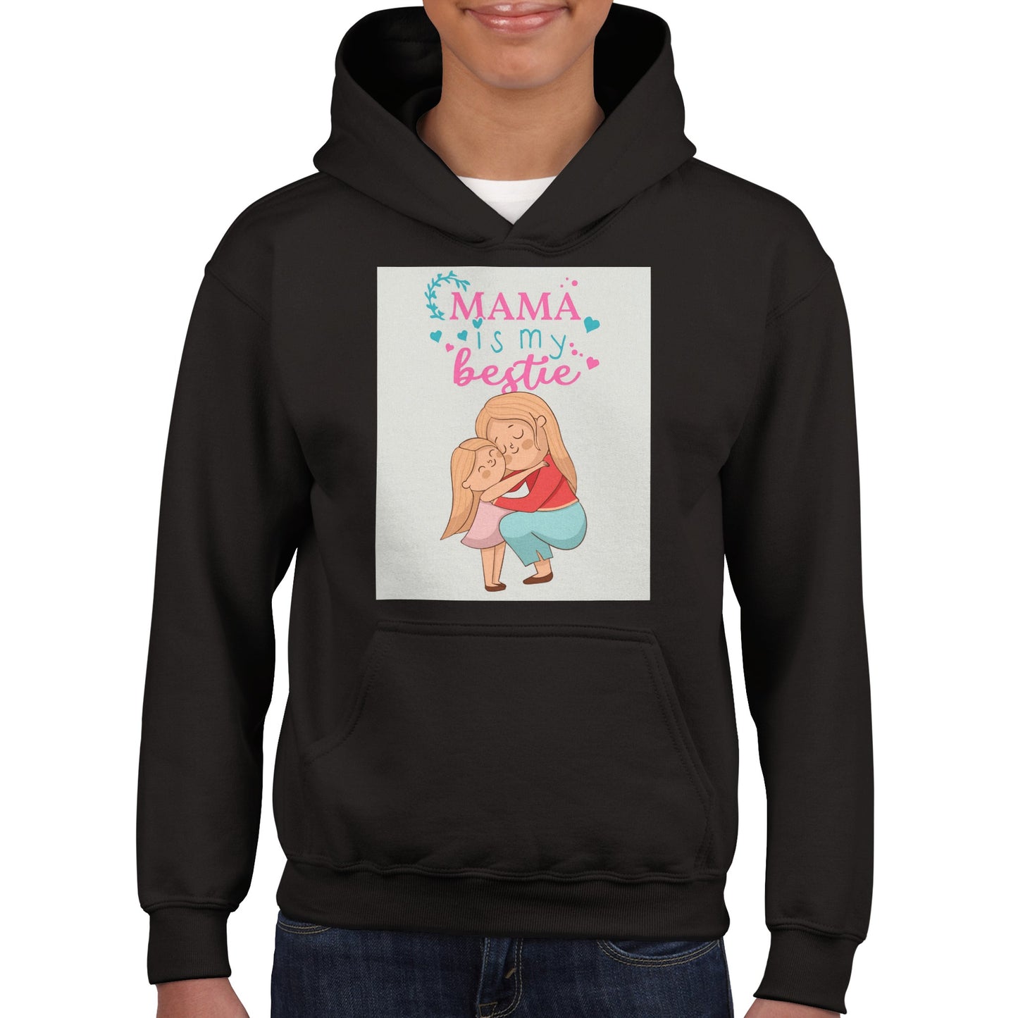 Classic Kids Pullover Hoodie Mom is my bestie