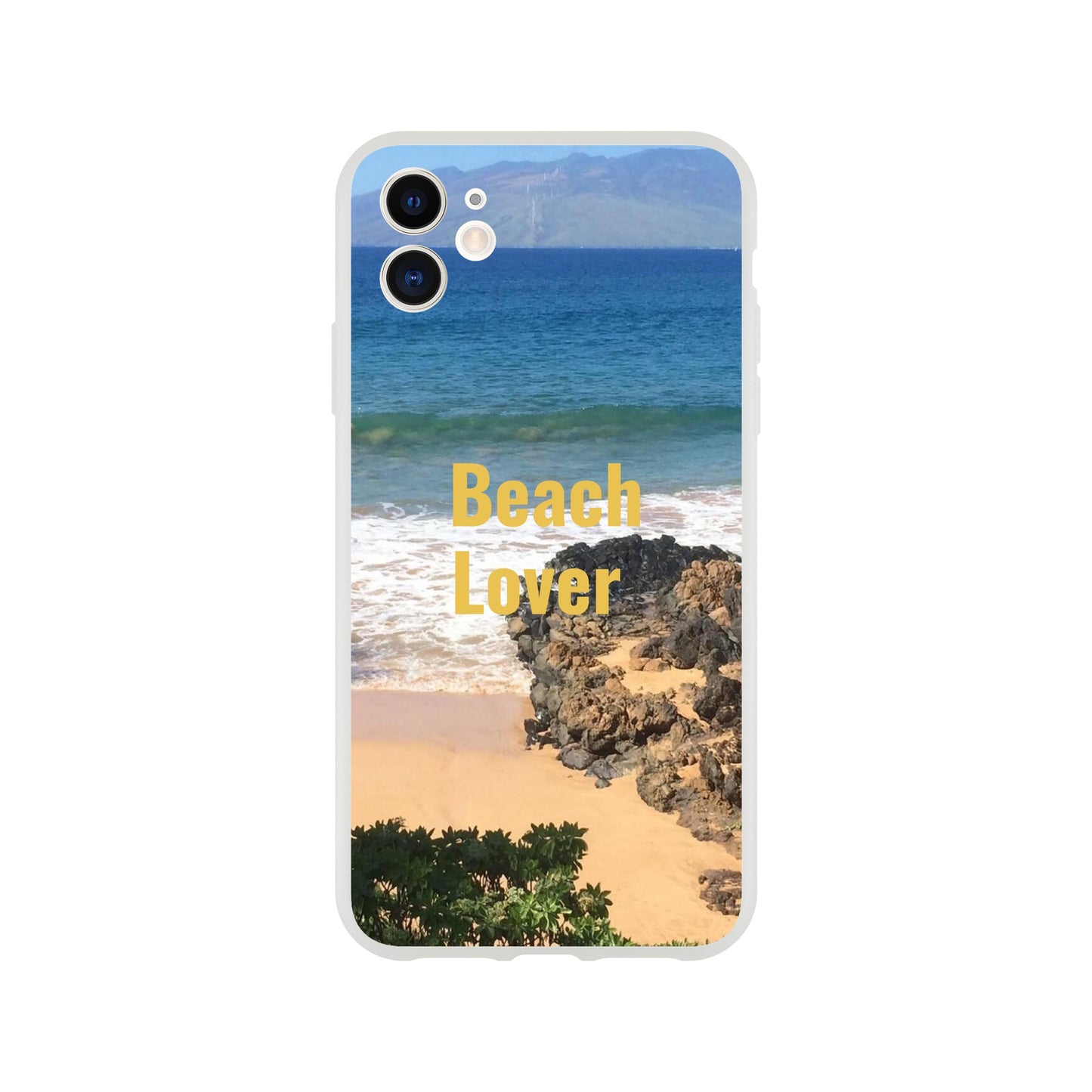 Flexi case for phone Beach lover with Hawaiian Beach