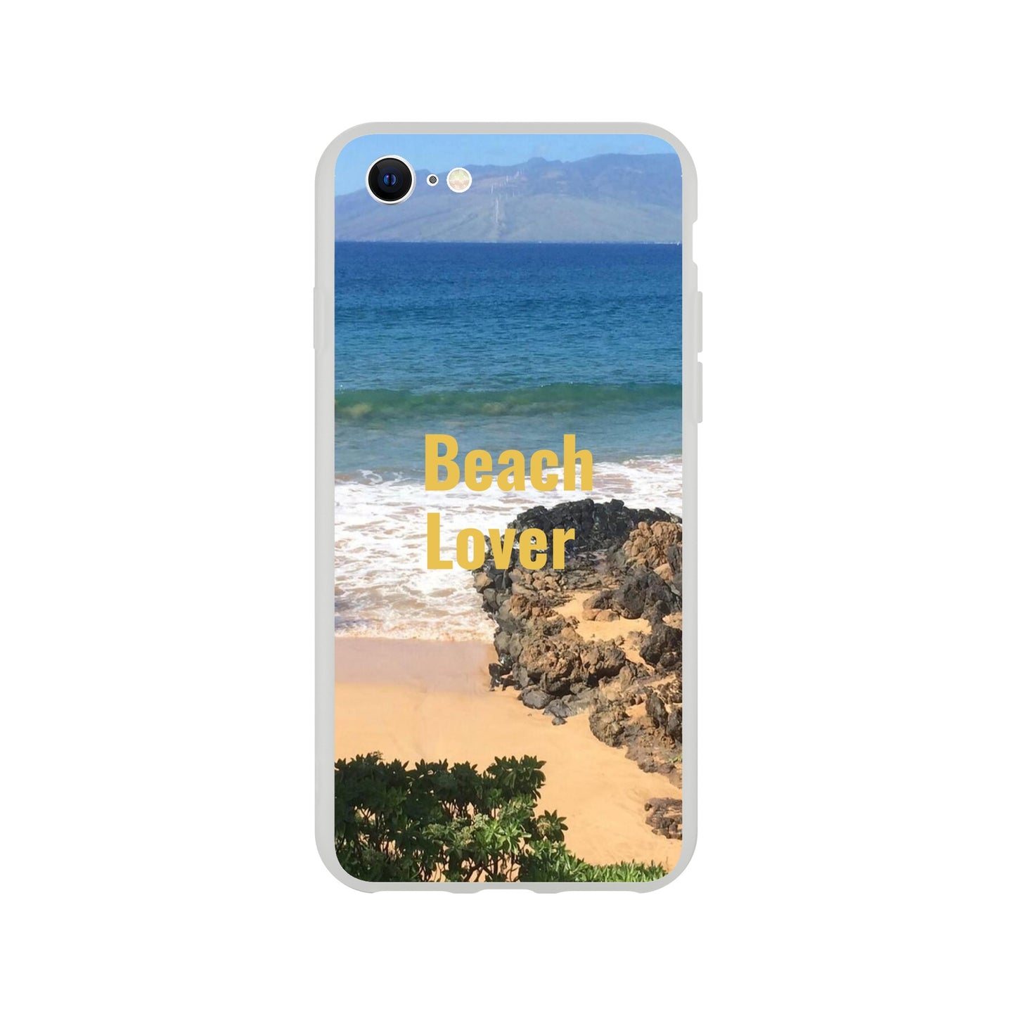 Flexi case for phone Beach lover with Hawaiian Beach