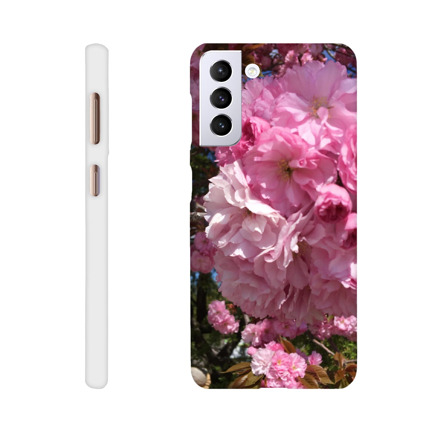 Slim phone case pink cherry blossom Sakura