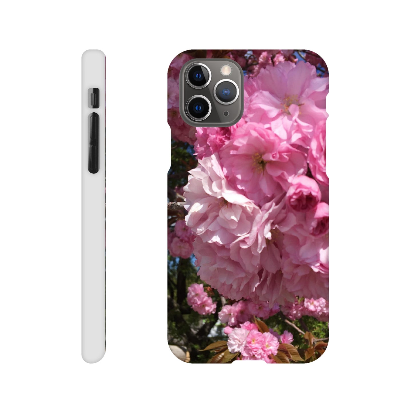 Slim phone case pink cherry blossom Sakura