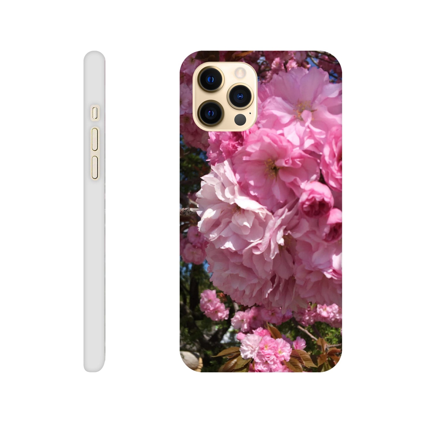 Slim phone case pink cherry blossom Sakura