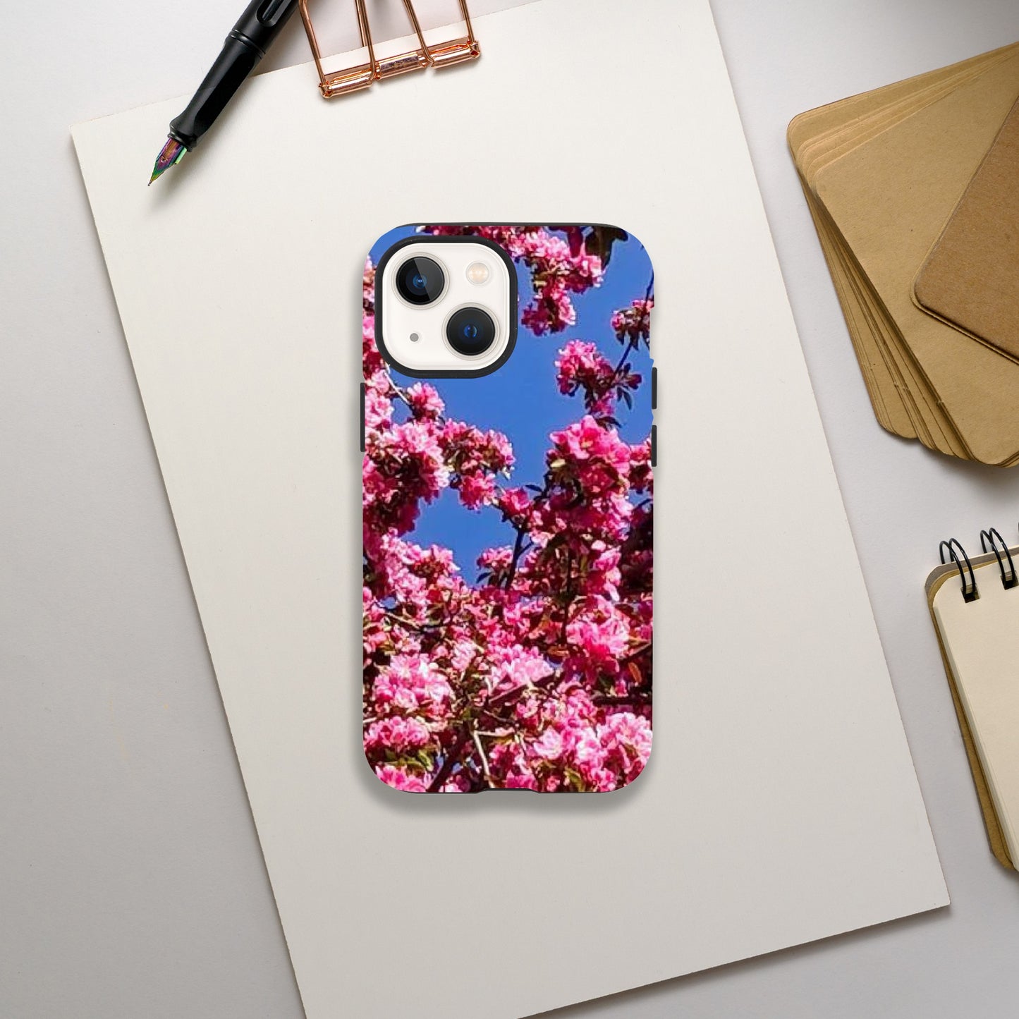 Tough phone case pink cherry blossom Sakura