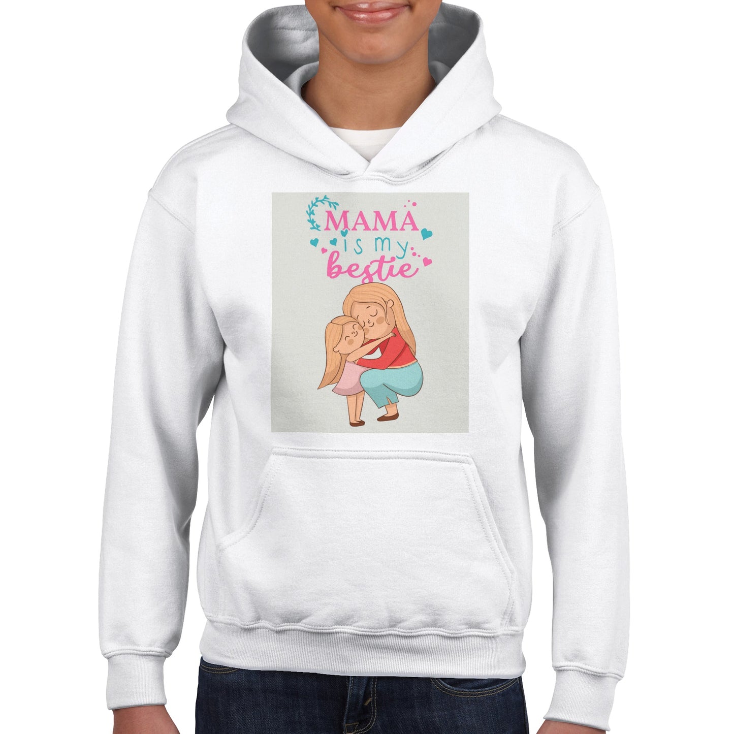 Classic Kids Pullover Hoodie Mom is my bestie