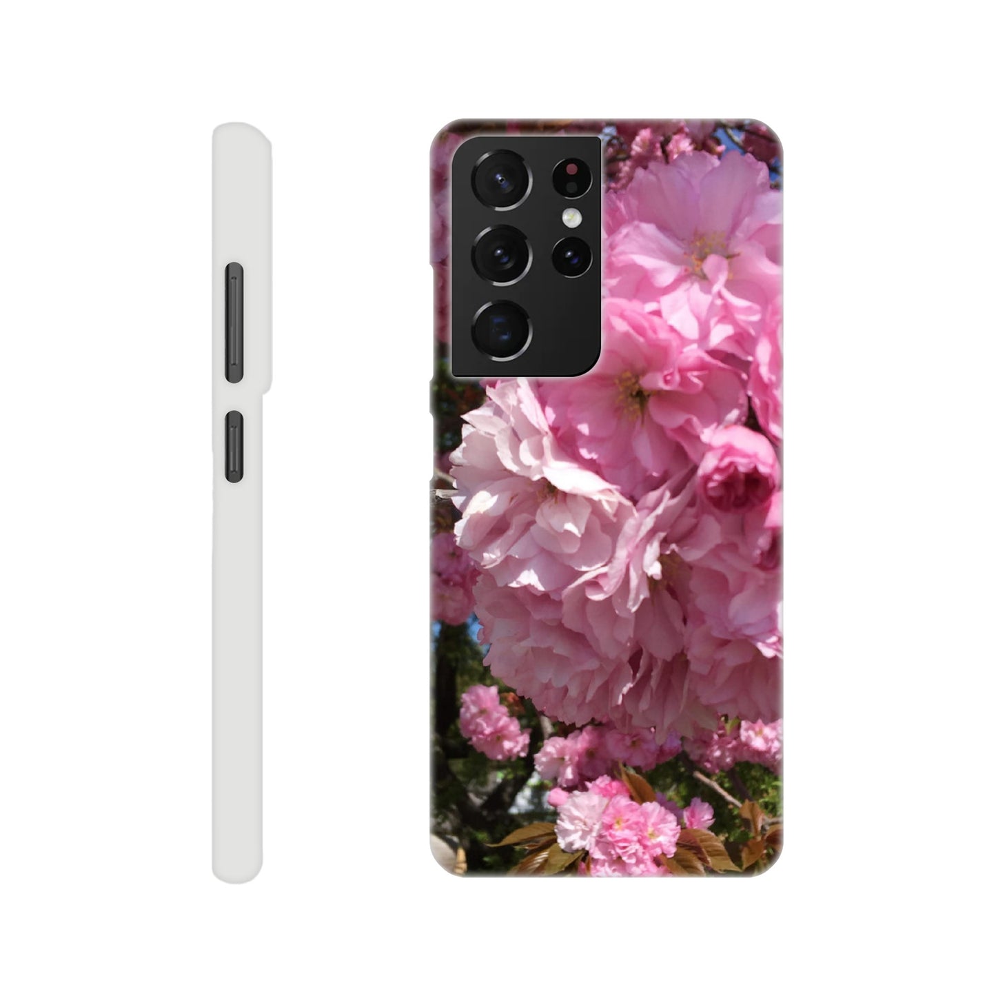 Slim phone case pink cherry blossom Sakura