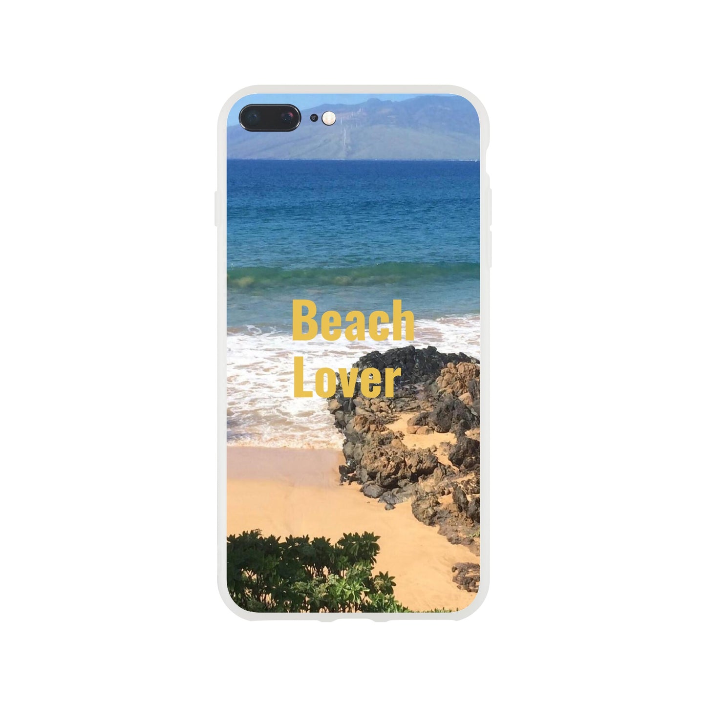 Flexi case for phone Beach lover with Hawaiian Beach