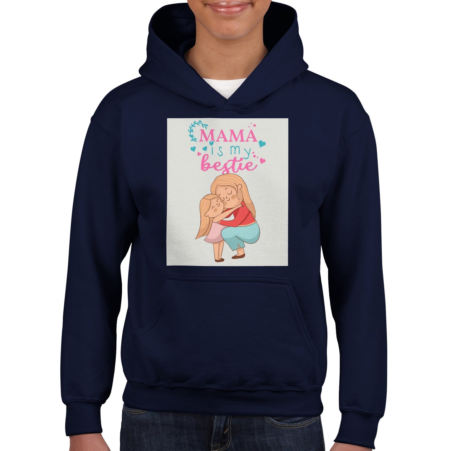 Classic Kids Pullover Hoodie Mom is my bestie