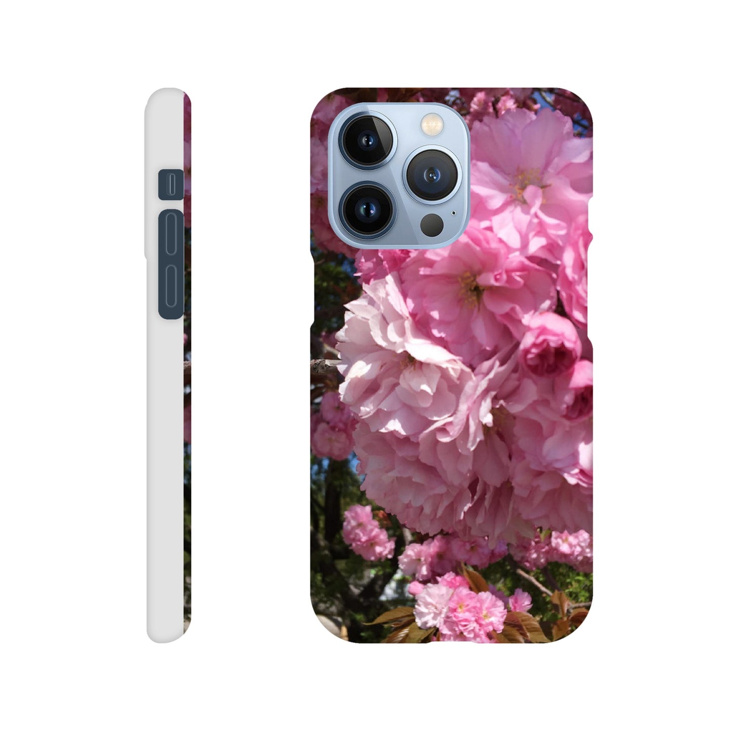 Slim phone case pink cherry blossom Sakura