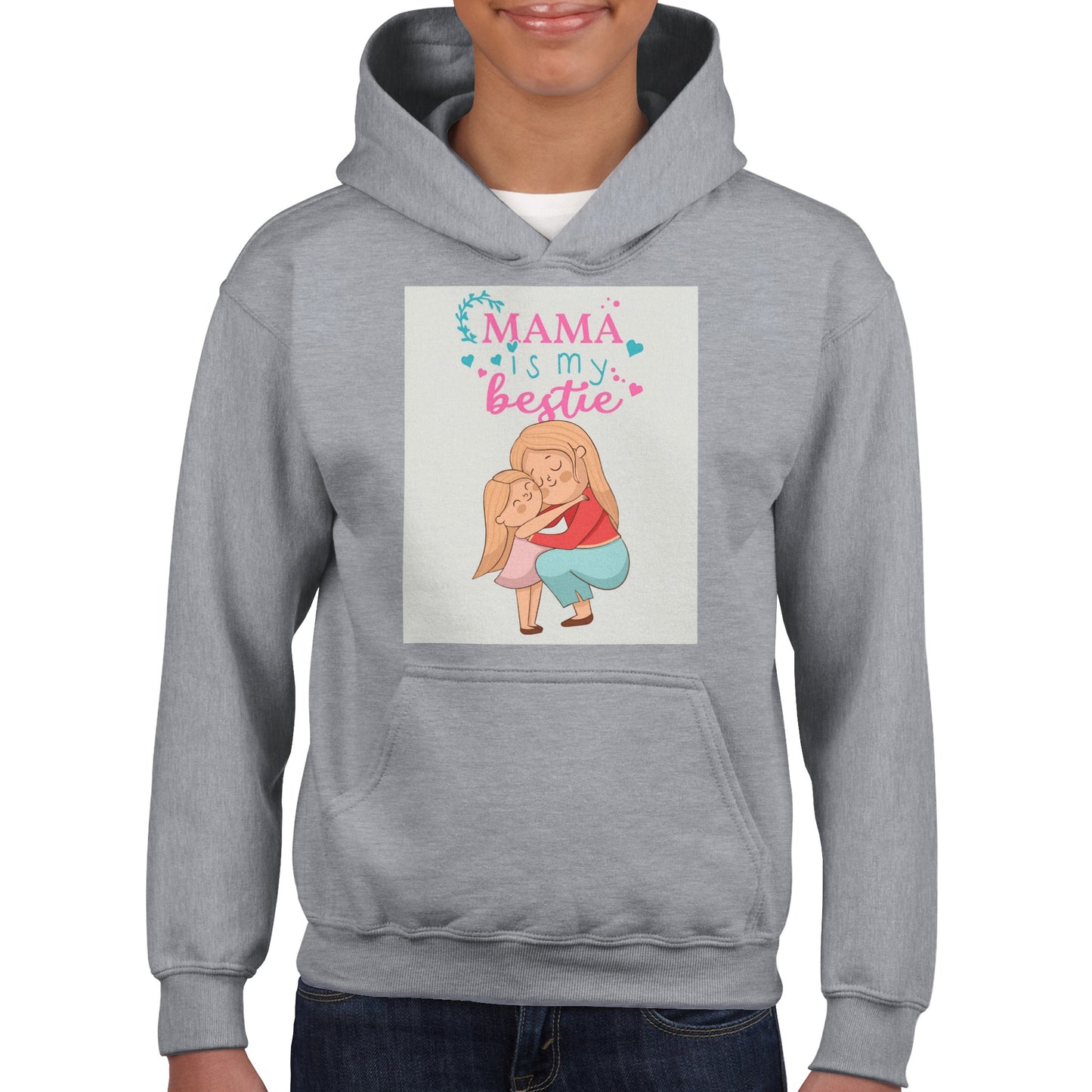 Classic Kids Pullover Hoodie Mom is my bestie