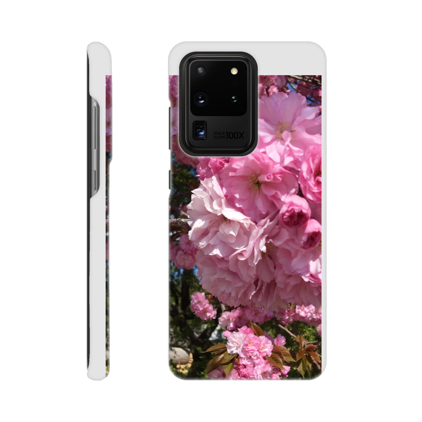 Slim phone case pink cherry blossom Sakura