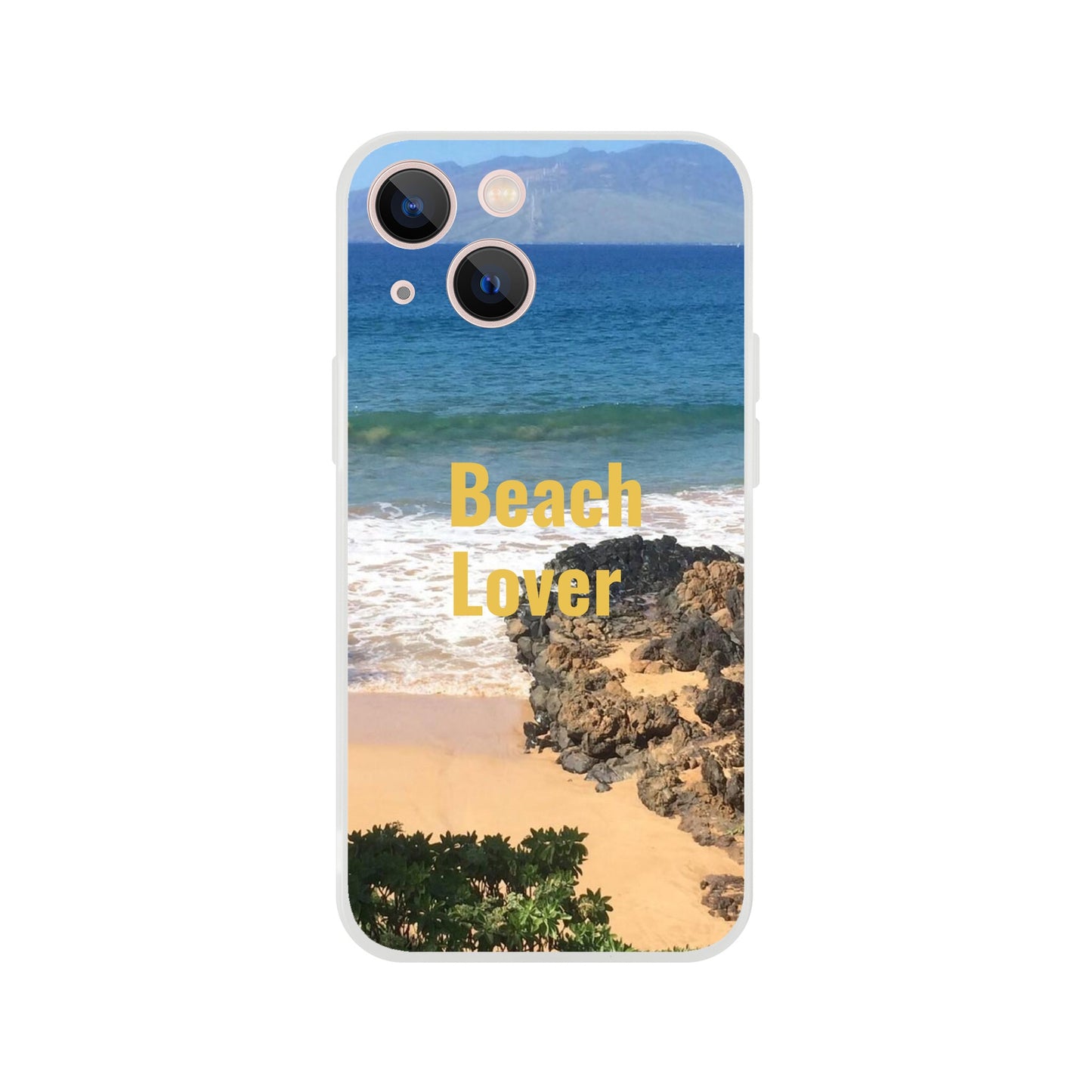 Flexi case for phone Beach lover with Hawaiian Beach