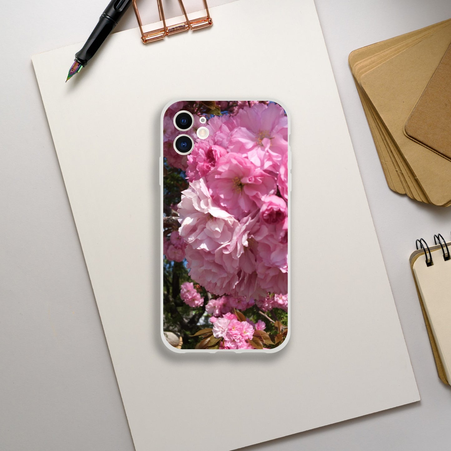 Flexi case pink cherry blossom Sakura