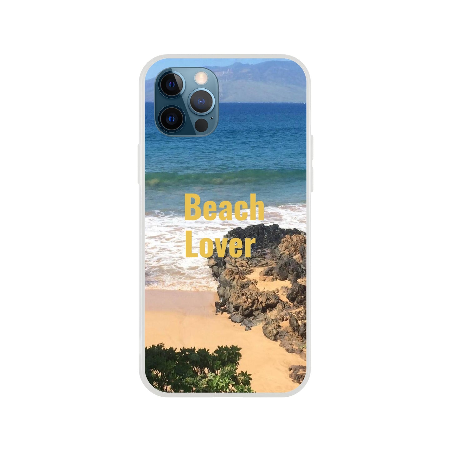 Flexi case for phone Beach lover with Hawaiian Beach