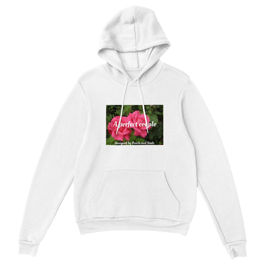 A perfect couple pink roses Classic Unisex Pullover Hoodie