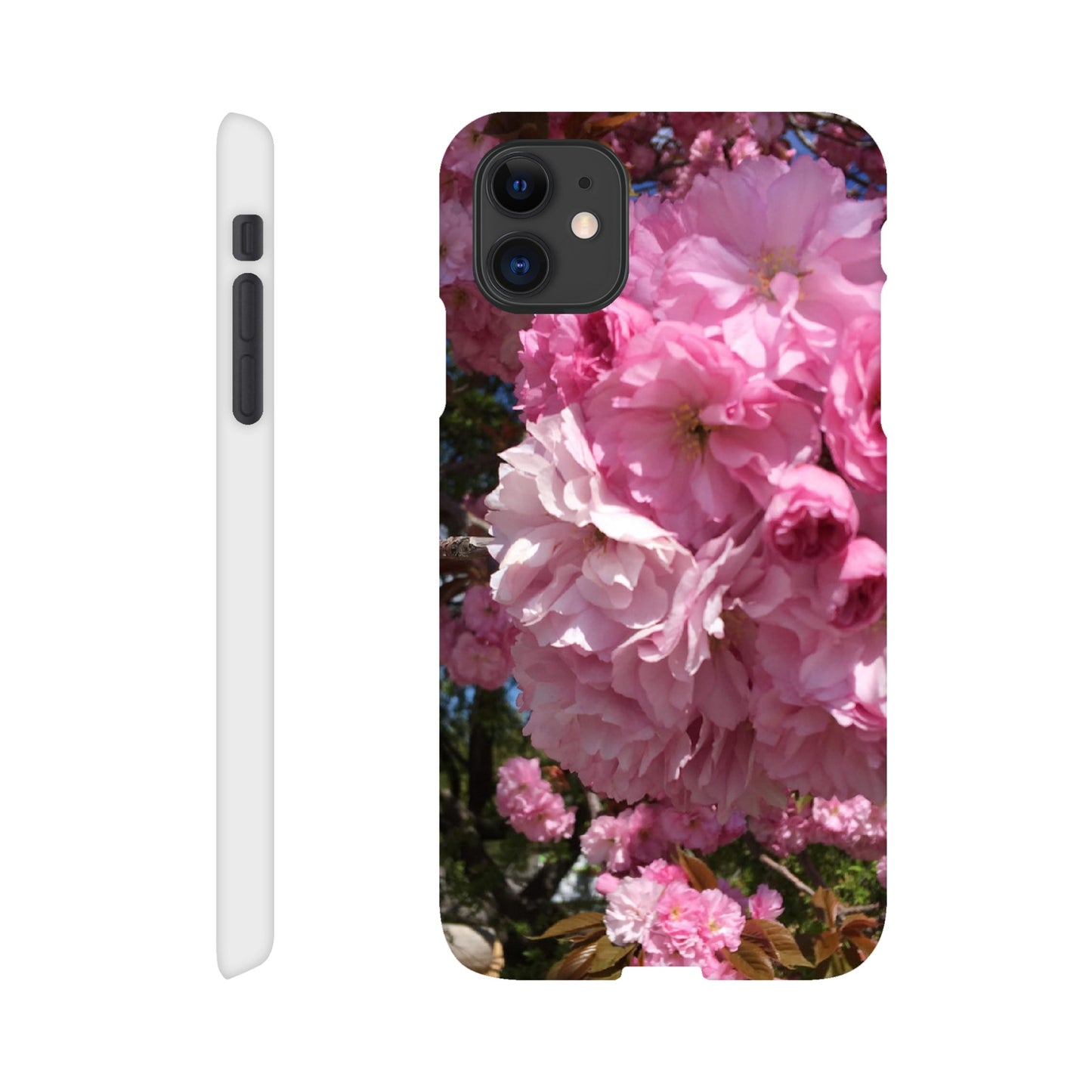 Slim phone case pink cherry blossom Sakura