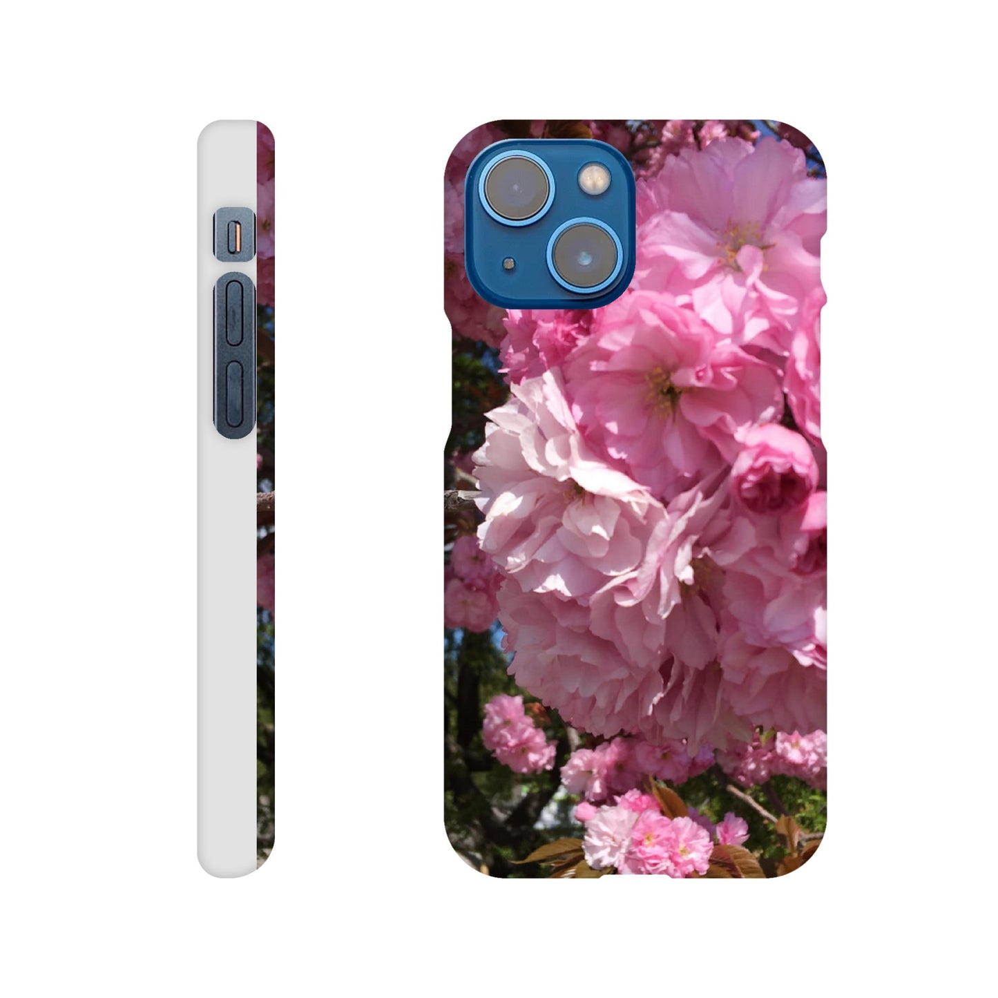 Slim phone case pink cherry blossom Sakura