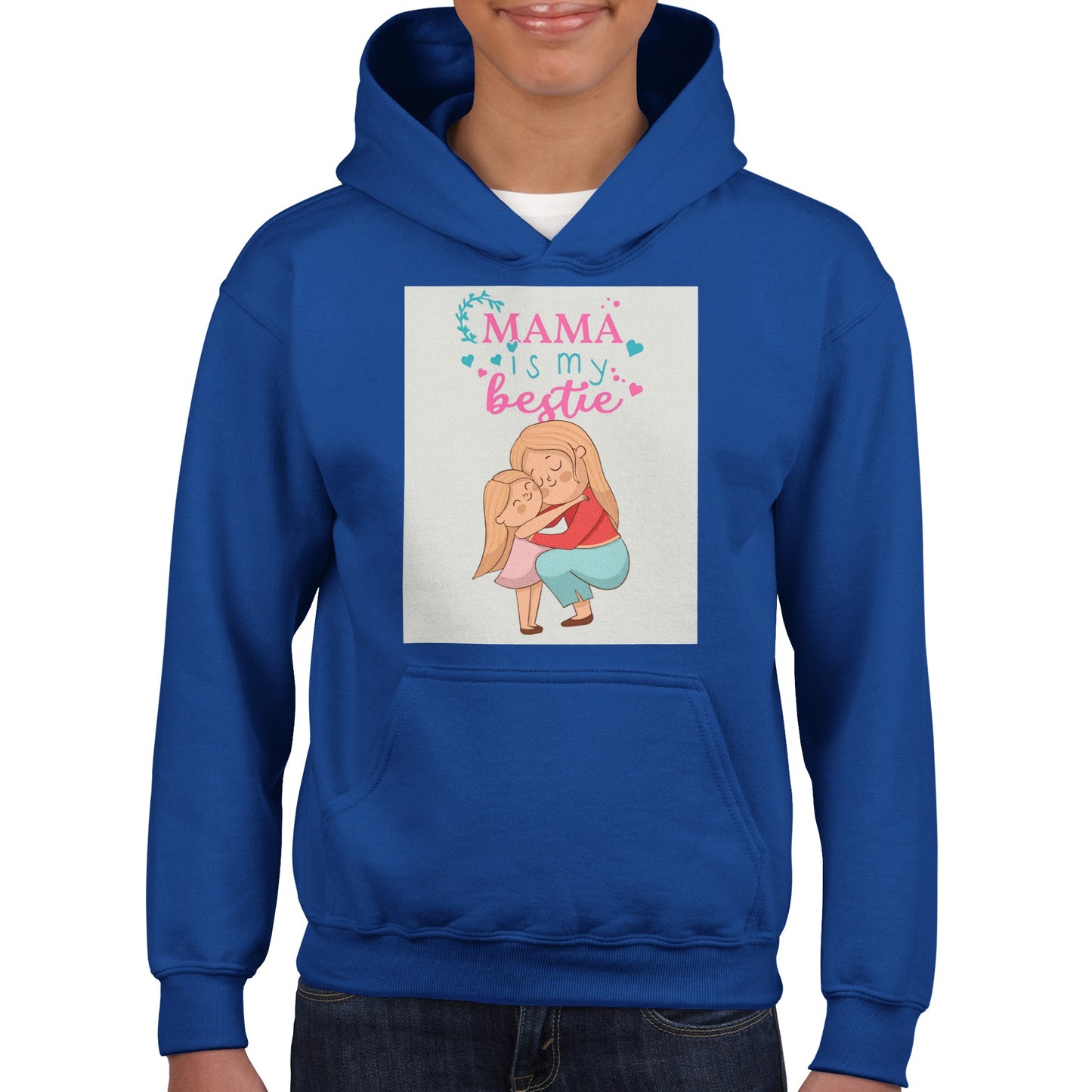 Classic Kids Pullover Hoodie Mom is my bestie