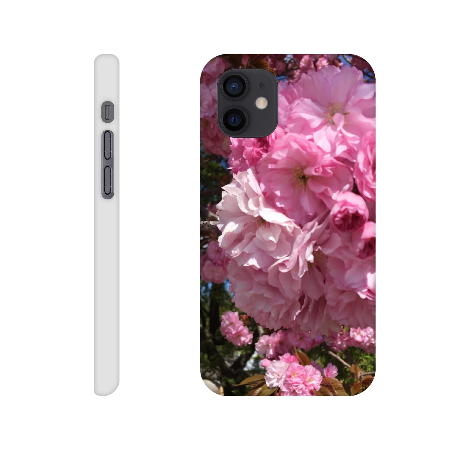 Slim phone case pink cherry blossom Sakura