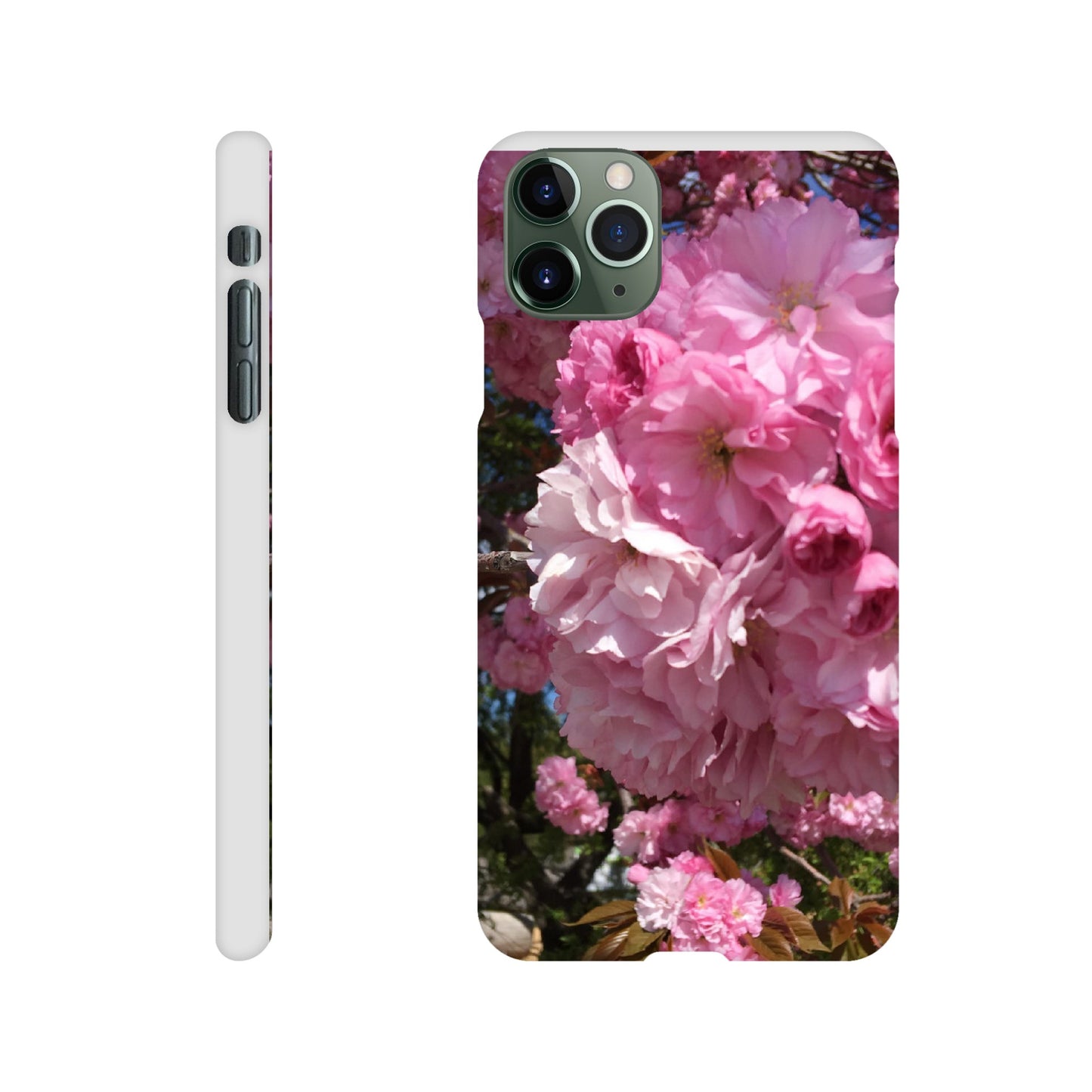 Slim phone case pink cherry blossom Sakura