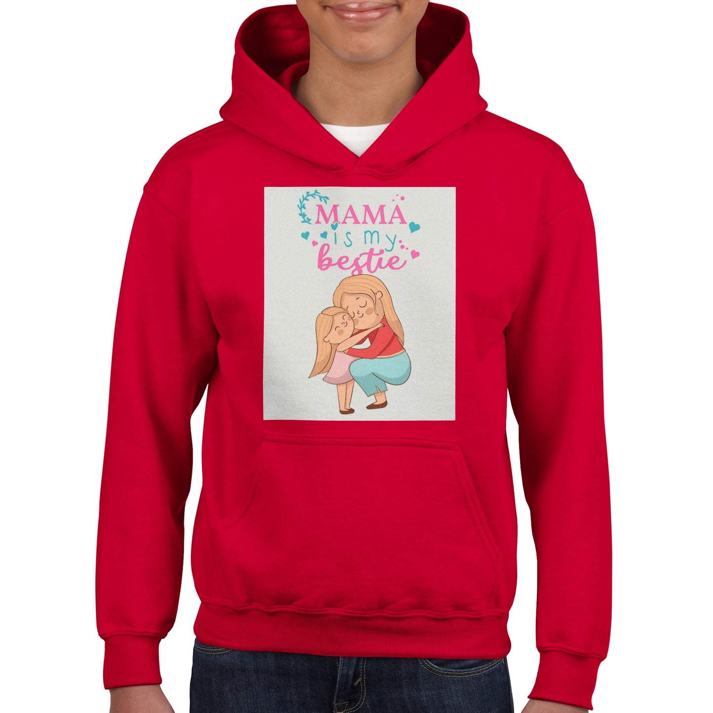 Classic Kids Pullover Hoodie Mom is my bestie