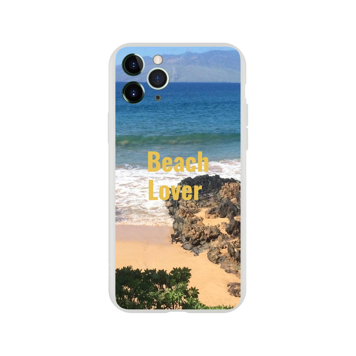 Flexi case for phone Beach lover with Hawaiian Beach