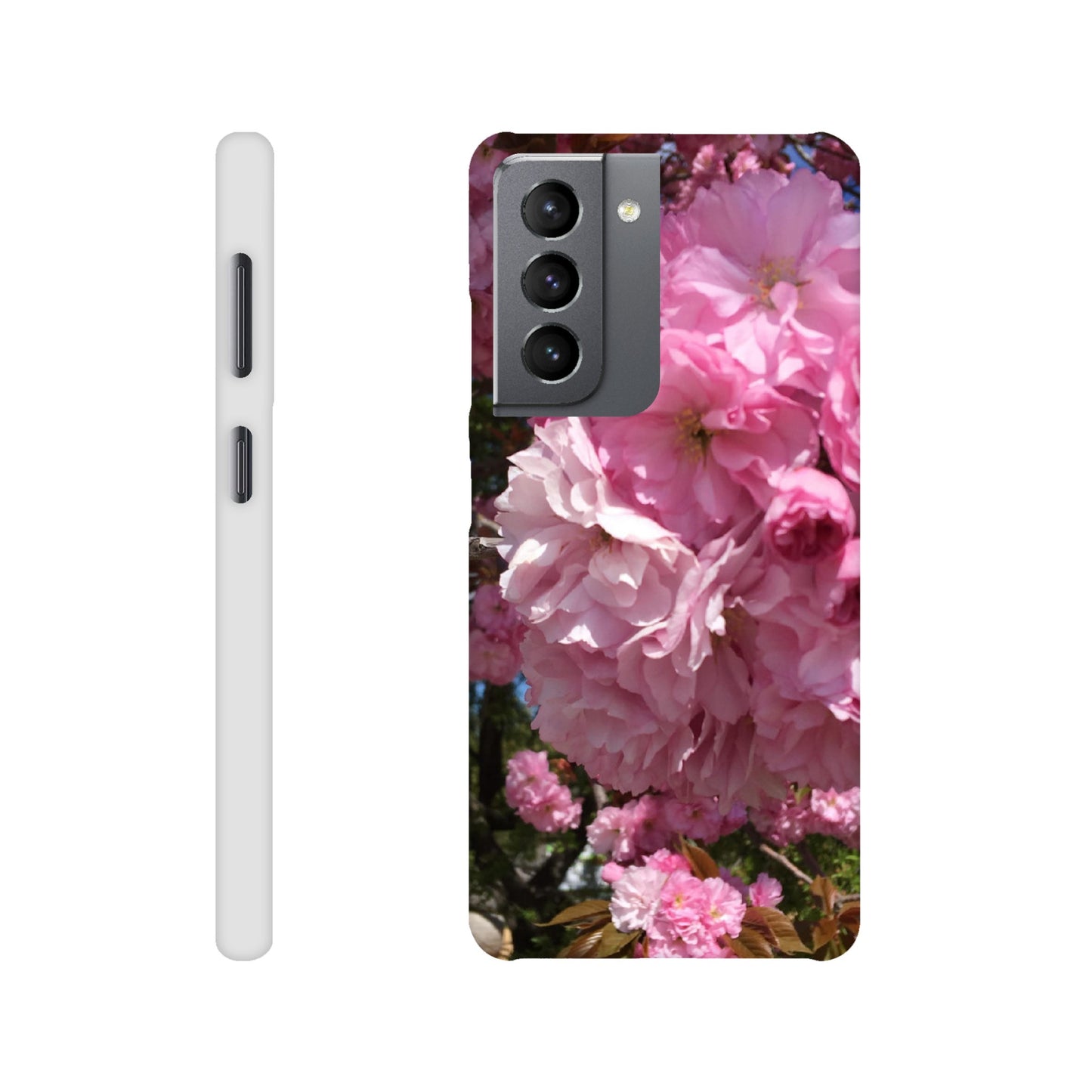 Slim phone case pink cherry blossom Sakura